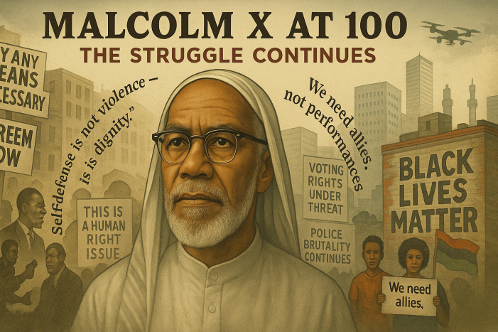 Malcolm X at 100: A Hypothetical Analysis of Him in the USA in 2025