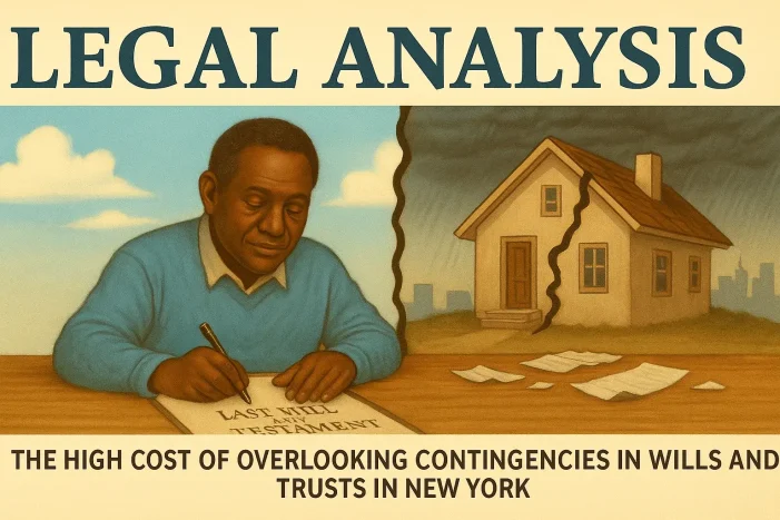 Legal Analysis: The High Cost of Overlooking Contingencies in Wills and Trusts in New York