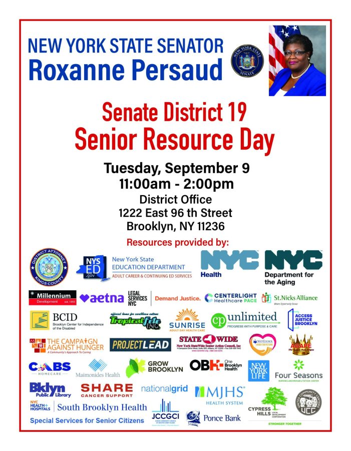 Celebrating and Supporting Our Seniors: Senator Roxanne J. Persaud’s Senior Resource Day